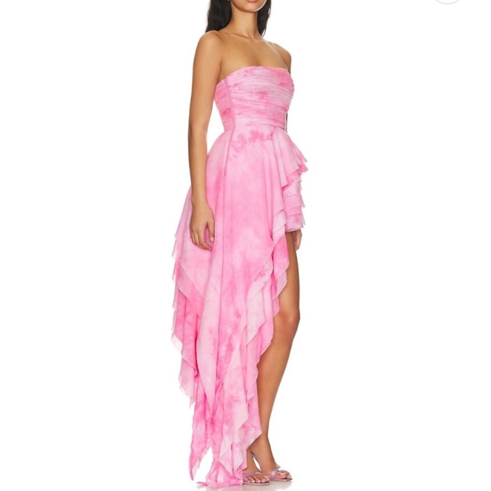 Bronx and Banco Pink Strapless Mini Dress - Picture 2 of 15